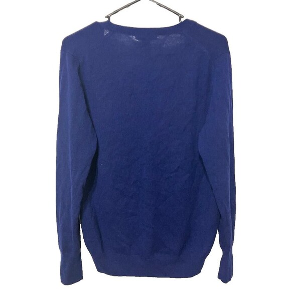 NWT State Cashmere Women's V Neck Button Front Cardigan 100% Cashmere Sweater L - Picture 3 of 6